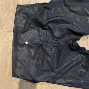 Lululemon Align pant in black shimmer/shine
